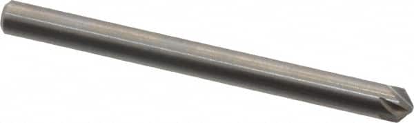 M.A. Ford - 1/8" Head Diam, 1/8" Shank Diam, 6 Flute 100° Solid Carbide Countersink - USA Tool & Supply