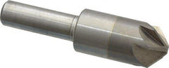 M.A. Ford - 5/8" Head Diam, 3/8" Shank Diam, 6 Flute 100° Solid Carbide Countersink - USA Tool & Supply