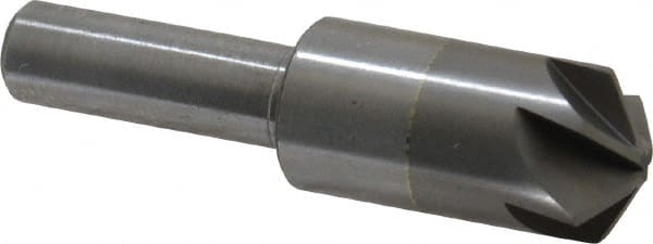 M.A. Ford - 5/8" Head Diam, 3/8" Shank Diam, 6 Flute 120° Solid Carbide Countersink - USA Tool & Supply