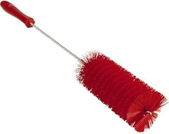 Vikan - 2-3/8" Diam Polyester Valve Brush - 19-5/8" OAL, 5-13/16" Head Length, Polypropylene & Stainless Steel Handle - USA Tool & Supply