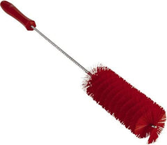 Vikan - 2" Diam Polyester Valve Brush - 19-5/8" OAL, 5-15/16" Head Length, Polypropylene & Stainless Steel Handle - USA Tool & Supply