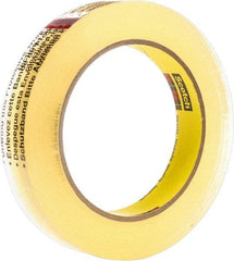 3M - 72 Yd Acrylic Adhesive Double Sided Tape - 3.5 mil Thick, UPVC Liner - USA Tool & Supply
