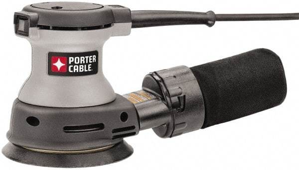 Porter-Cable - 5" Pad, 12,000 OPM, Electric Orbital Sander - Round, Palm Sander, 1.9 Amps - USA Tool & Supply