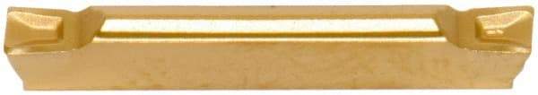 Seco - LCMF, 0.079" Cutting Width, FT, CP600 Grade, Multi-Directional Turning Insert - TiAlN, TiN Coated - USA Tool & Supply