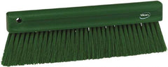 Vikan - Polyester Counter Brush - 2" Bristle Length, 11" Long x 1-1/4" Wide Head, Green - USA Tool & Supply