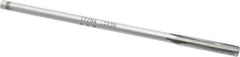 Made in USA - 17/64" Carbide-Tipped 4 Flute Chucking Reamer - Straight Flute, Straight Shank, 1-1/2" Flute Length, 6" OAL - USA Tool & Supply