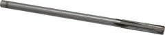 Made in USA - 5/16" Carbide-Tipped 4 Flute Chucking Reamer - Straight Flute, 9/32" Straight Shank, 1-1/2" Flute Length, 6" OAL - USA Tool & Supply