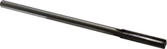 Made in USA - 25/64" Carbide-Tipped 4 Flute Chucking Reamer - Straight Flute, Straight Shank, 1-3/4" Flute Length, 7" OAL - USA Tool & Supply