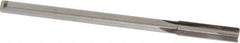 Made in USA - 7/16" Carbide-Tipped 4 Flute Chucking Reamer - Straight Flute, 3/8" Straight Shank, 1-3/4" Flute Length, 7" OAL - USA Tool & Supply