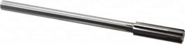 Made in USA - 19/32" Carbide-Tipped 6 Flute Chucking Reamer - USA Tool & Supply