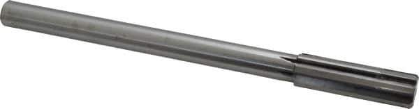 Made in USA - 3/4" Carbide-Tipped 6 Flute Chucking Reamer - Straight Flute, 5/8" Straight Shank, 2-1/2" Flute Length, 9-1/2" OAL - USA Tool & Supply