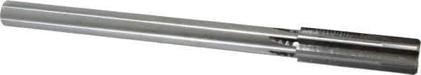 Made in USA - 25/32" Carbide-Tipped 6 Flute Chucking Reamer - Straight Flute, 5/8" Straight Shank, 2-1/2" Flute Length, 9-1/2" OAL - USA Tool & Supply
