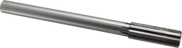 Made in USA - 15/16" Carbide-Tipped 8 Flute Chucking Reamer - Straight Flute, 3/4" Straight Shank, 2-5/8" Flute Length, 10" OAL - USA Tool & Supply