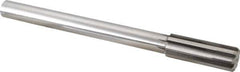 Made in USA - 61/64" Carbide-Tipped 8 Flute Chucking Reamer - Straight Flute, Straight Shank, 2-5/8" Flute Length, 10" OAL - USA Tool & Supply