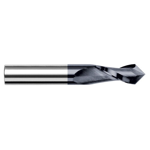 0.3125″ (5/16″) Cutter Diameter × 0.8120″ (13/16″) Length of Cut × 90° included Carbide Drill/End Mill, 2 Flutes, AlTiN Coated - Exact Industrial Supply