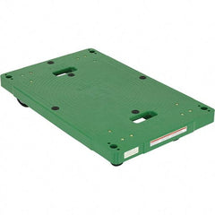 Vestil - 500 Lb Capacity Plastic Dolly - 33" Long x 21" Wide - USA Tool & Supply