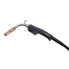 MIG Welding Guns; For Use With: Magnum ™; Length (Feet): 15 ft. (4.57m); Handle Shape: Curved; Neck Type: Fixed; Trigger Type: Standard; For Gas Type: CO2; For Wire Type: Flux Core; Solid