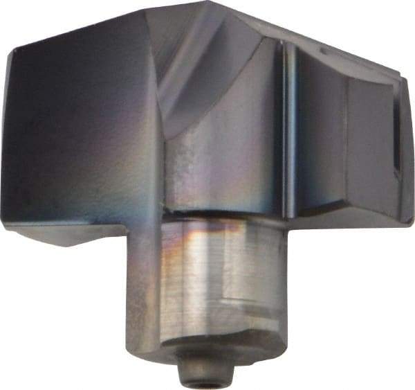 Iscar - Series ICP, 19.81mm Diam Grade IC908 140° Replaceable Drill Tip - Carbide, TiAlN Finish, 19 Seat Size - USA Tool & Supply