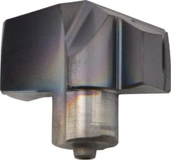 Iscar - Series ICP, 19.81mm Diam Grade IC908 140° Replaceable Drill Tip - Carbide, TiAlN Finish, 19 Seat Size - USA Tool & Supply