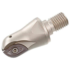 Iscar - 1" Cut Diam, 0.787" Max Depth of Cut, 2.677" OAL, Indexable Ball Nose End Mill - 1.811" Head Length, T08 Modular Connection, BCM-M Toolholder, BCR... Insert - USA Tool & Supply