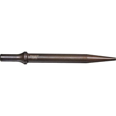 Mayhew - 3/16" Head Width, 7-1/2" OAL, Tapered Punch Chisel - Round Drive, Round Shank, Steel - USA Tool & Supply