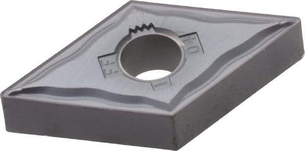 Kennametal - DNMG431 FF Grade KC5010 Carbide Turning Insert - TiAlN Finish, 55° Diamond, 1/2" Inscr Circle, 3/16" Thick, 1/64" Corner Radius - USA Tool & Supply