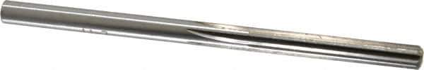 Made in USA - #2 High Speed Steel 6 Flute Chucking Reamer - Straight Flute, 0.221" Straight Shank, 1-1/2" Flute Length, 3-7/8" OAL - USA Tool & Supply