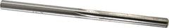 Made in USA - #2 High Speed Steel 6 Flute Chucking Reamer - Straight Flute, 0.221" Straight Shank, 1-1/2" Flute Length, 3-7/8" OAL - USA Tool & Supply