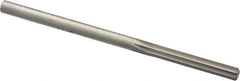 Made in USA - #13 High Speed Steel 6 Flute Chucking Reamer - Straight Flute, 0.185" Straight Shank, 1-1/8" Flute Length, 3-1/2" OAL - USA Tool & Supply