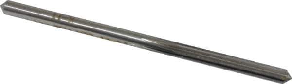Made in USA - #20 High Speed Steel 6 Flute Chucking Reamer - Straight Flute, 0.161" Straight Shank, 1-1/8" Flute Length, 3-1/4" OAL - USA Tool & Supply