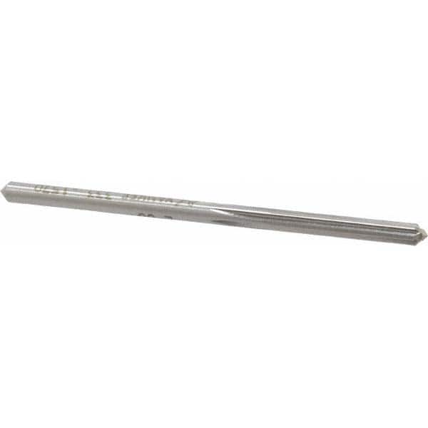 Made in USA - #22 High Speed Steel 4 Flute Chucking Reamer - USA Tool & Supply