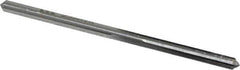 Made in USA - #28 High Speed Steel 4 Flute Chucking Reamer - Straight Flute, 9/64" Straight Shank, 1" Flute Length, 2-7/8" OAL - USA Tool & Supply