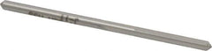 Made in USA - #30 High Speed Steel 4 Flute Chucking Reamer - Straight Flute, 0.1285" Straight Shank, 7/8" Flute Length, 2-3/4" OAL - USA Tool & Supply