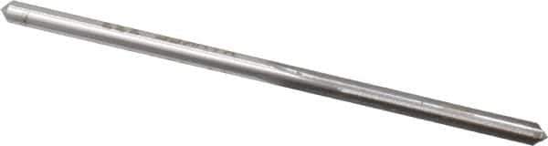 Made in USA - #35 High Speed Steel 4 Flute Chucking Reamer - Straight Flute, 0.11" Straight Shank, 7/8" Flute Length, 2-5/8" OAL - USA Tool & Supply
