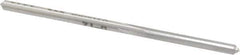 Made in USA - #37 High Speed Steel 4 Flute Chucking Reamer - Straight Flute, 0.104" Straight Shank, 7/8" Flute Length, 2-1/2" OAL - USA Tool & Supply