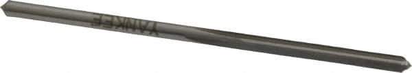 Made in USA - #41 High Speed Steel 4 Flute Chucking Reamer - Straight Flute, 0.096" Straight Shank, 7/8" Flute Length, 2-3/8" OAL - USA Tool & Supply