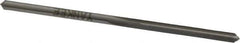 Made in USA - #41 High Speed Steel 4 Flute Chucking Reamer - Straight Flute, 0.096" Straight Shank, 7/8" Flute Length, 2-3/8" OAL - USA Tool & Supply