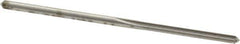 Made in USA - #46 High Speed Steel 4 Flute Chucking Reamer - Straight Flute, 0.081" Straight Shank, 3/4" Flute Length, 2-1/8" OAL - USA Tool & Supply