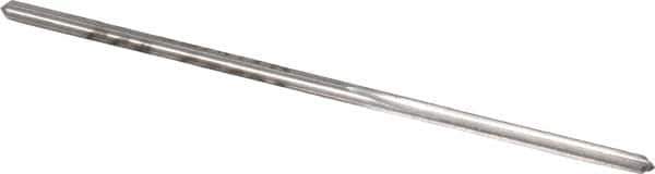 Made in USA - #53 High Speed Steel 4 Flute Chucking Reamer - Straight Flute, 0.0595" Straight Shank, 1/2" Flute Length, 1-7/8" OAL - USA Tool & Supply