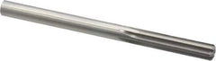 Made in USA - 11/32" High Speed Steel 6 Flute Chucking Reamer - Straight Flute, 11/32" Straight Shank, 1-1/2" Flute Length, 4-3/4" OAL - USA Tool & Supply