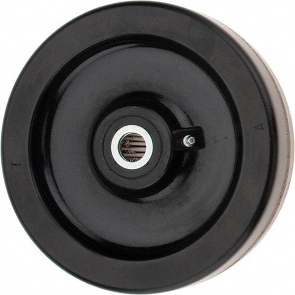 Hamilton - 8 Inch Diameter x 2 Inch Wide, Phenolic Caster Wheel - 1,400 Lb. Capacity, 2-3/16 Inch Hub Length, 3/4 Inch Axle Diameter, Straight Roller Bearing - USA Tool & Supply