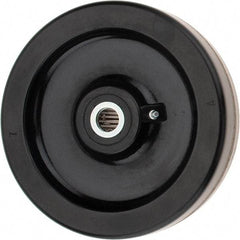 Hamilton - 8 Inch Diameter x 2 Inch Wide, Phenolic Caster Wheel - 1,400 Lb. Capacity, 2-3/16 Inch Hub Length, 3/4 Inch Axle Diameter, Straight Roller Bearing - USA Tool & Supply