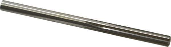 Made in USA - Letter H High Speed Steel 6 Flute Chucking Reamer - Straight Flute, 0.266" Straight Shank, 1-1/2" Flute Length, 4-1/8" OAL - USA Tool & Supply