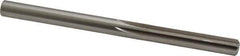 Made in USA - Letter N High Speed Steel 6 Flute Chucking Reamer - Straight Flute, 0.302" Straight Shank, 1-1/2" Flute Length, 4-3/8" OAL - USA Tool & Supply