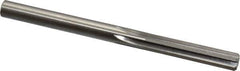 Made in USA - Letter T High Speed Steel 6 Flute Chucking Reamer - Straight Flute, 0.358" Straight Shank, 1-3/4" Flute Length, 4-7/8" OAL - USA Tool & Supply