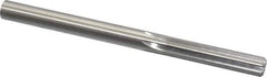 Made in USA - Letter V High Speed Steel 6 Flute Chucking Reamer - Straight Flute, 0.377" Straight Shank, 1-3/4" Flute Length, 5" OAL - USA Tool & Supply