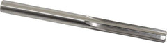 Made in USA - Letter X High Speed Steel 6 Flute Chucking Reamer - Straight Flute, 0.397" Straight Shank, 1-3/4" Flute Length, 5-1/8" OAL - USA Tool & Supply