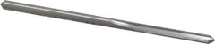 Made in USA - 1/8" High Speed Steel 4 Flute Chucking Reamer - Straight Flute, 1/8" Straight Shank, 1-7/8" Flute Length, 2-3/4" OAL - USA Tool & Supply