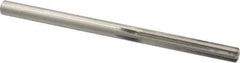 Made in USA - 1/4" High Speed Steel 6 Flute Chucking Reamer - Straight Flute, 1/4" Straight Shank, 1-1/2" Flute Length, 4" OAL - USA Tool & Supply