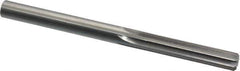 Made in USA - 0.373" High Speed Steel 6 Flute Chucking Reamer - Straight Flute, 0.373" Straight Shank, 1-3/4" Flute Length, 5" OAL - USA Tool & Supply